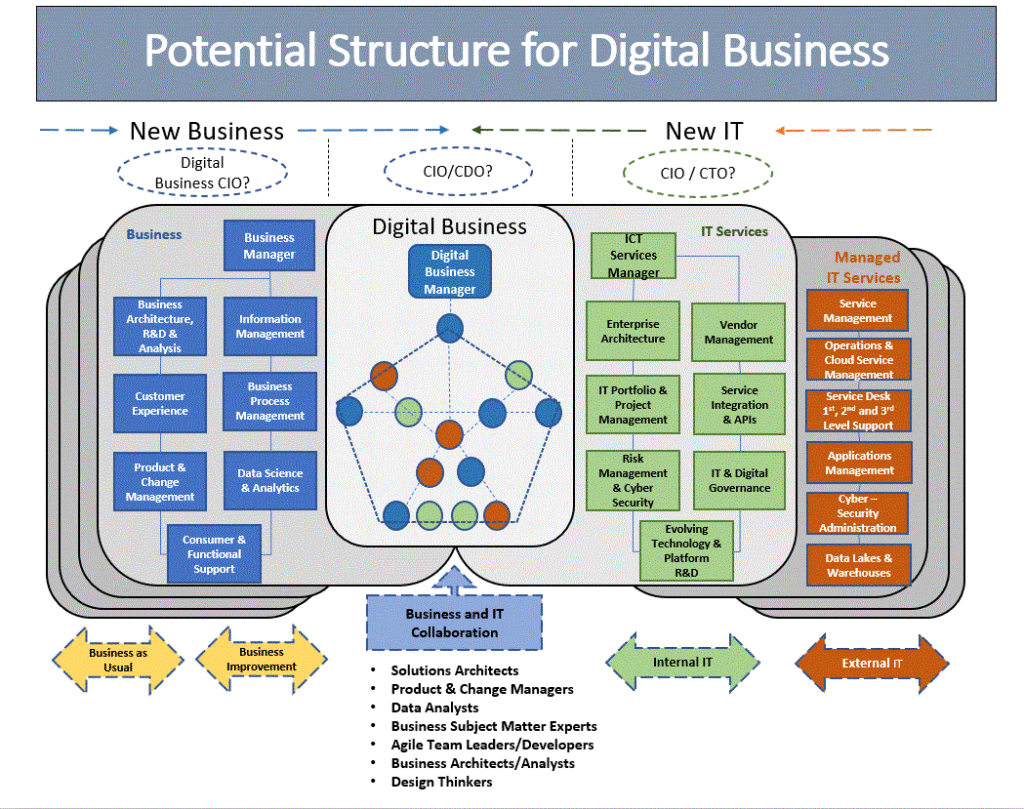 Potential Structure for Digital Business